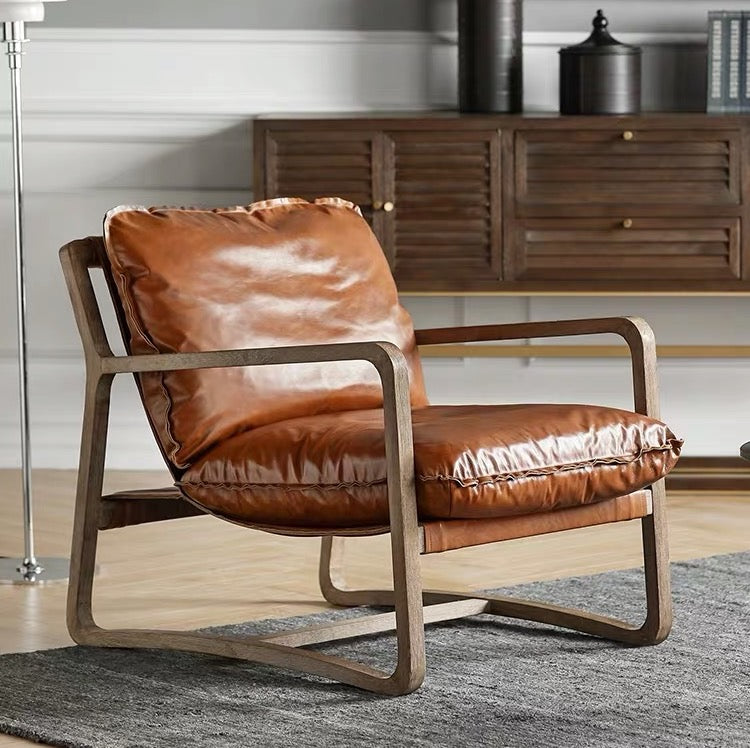 Aster Luxury Leather Armchair