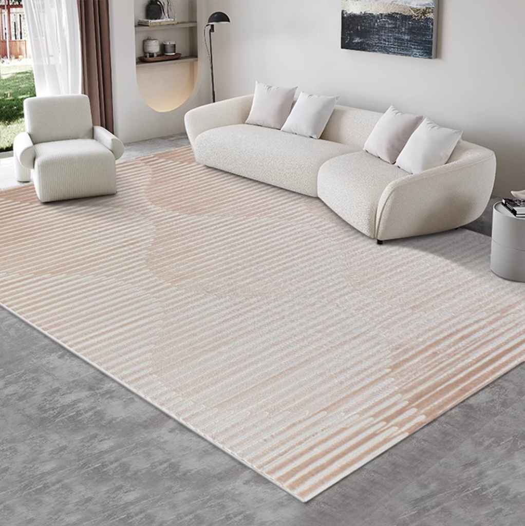 Athena Striped Muted Taupe Rug