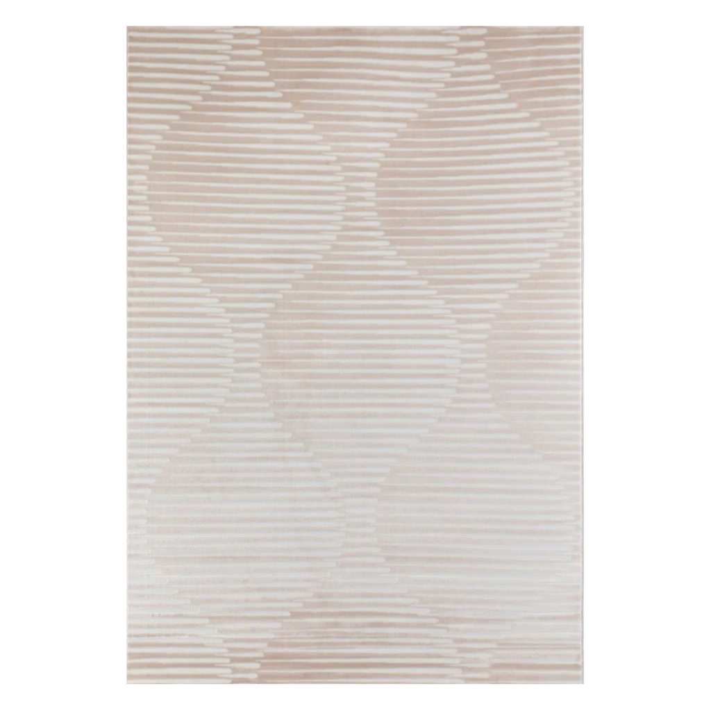 Athena Striped Muted Taupe Rug