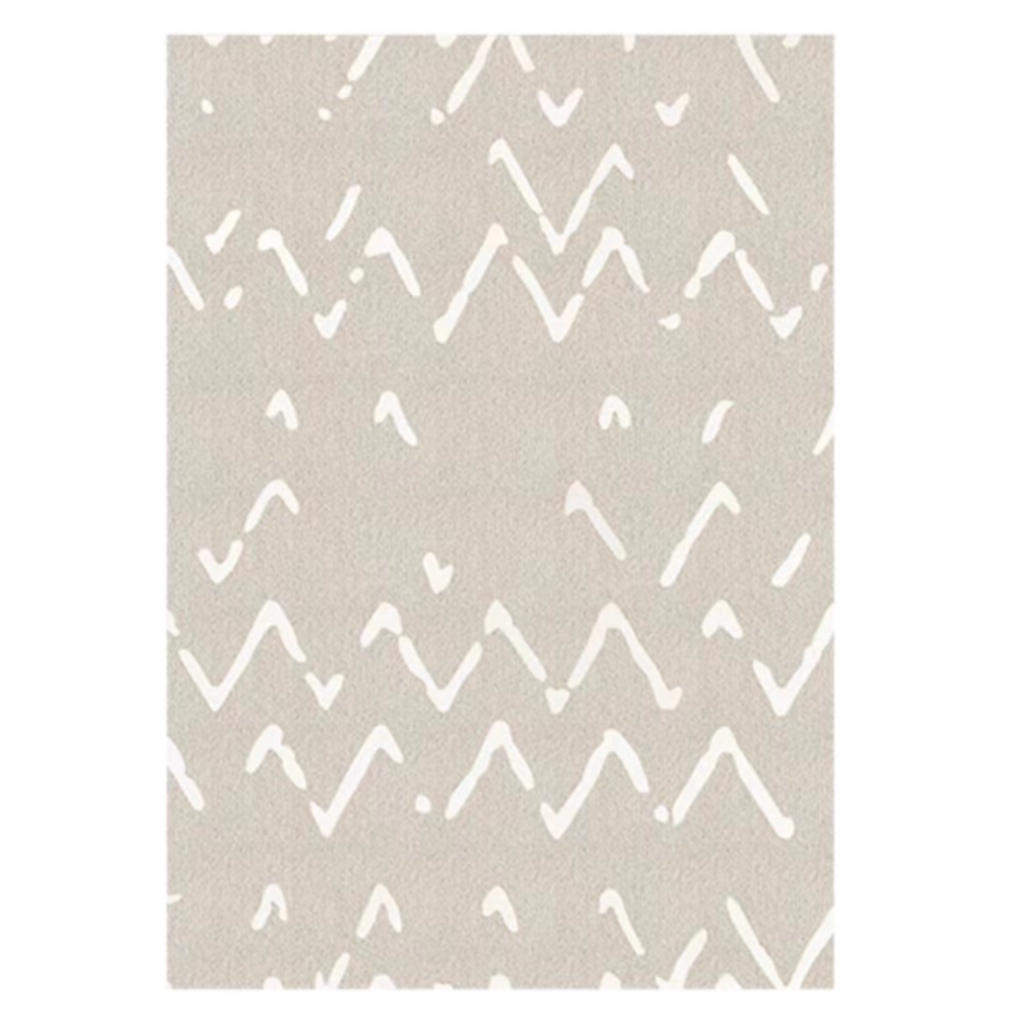 Avis Modern Boho Area Rug  - Beige & White