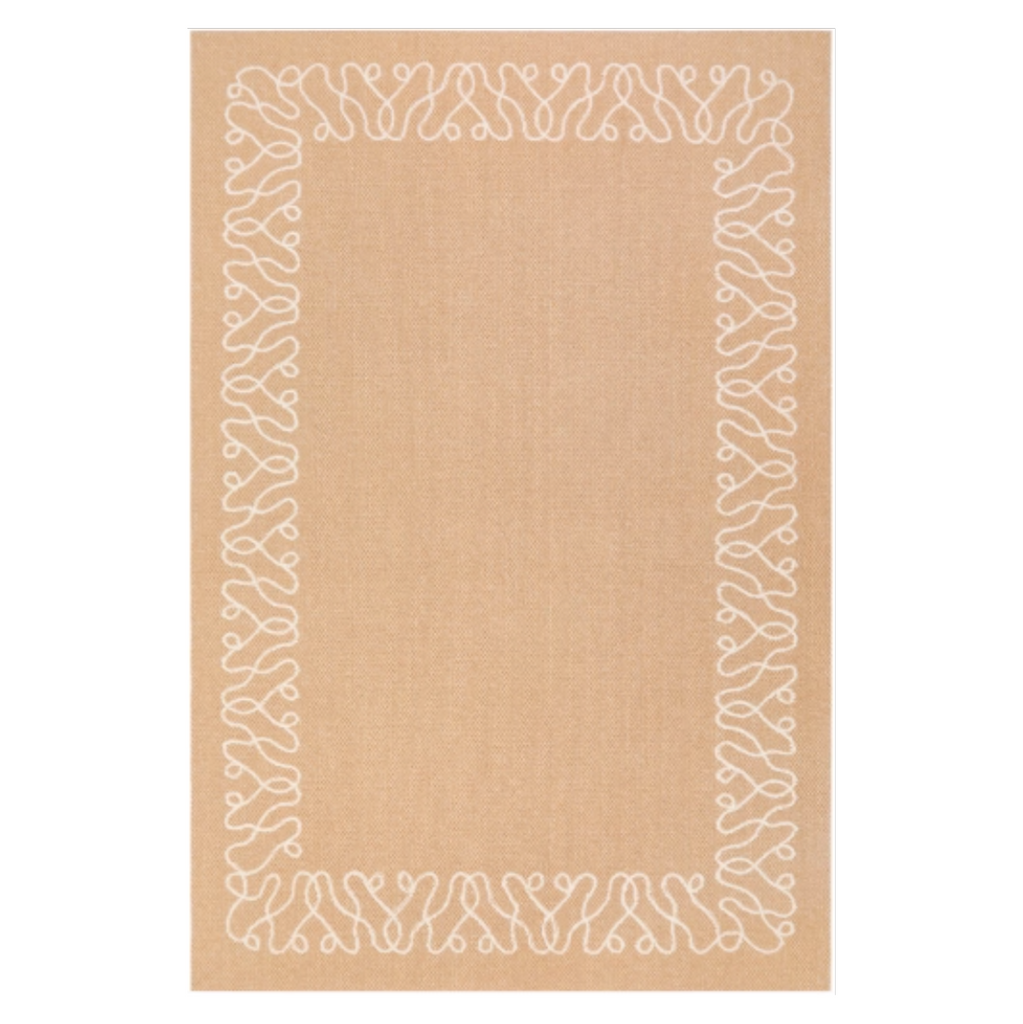 Butterfly Wool Rug – Handwoven Modern Area Rug with Decorative Border