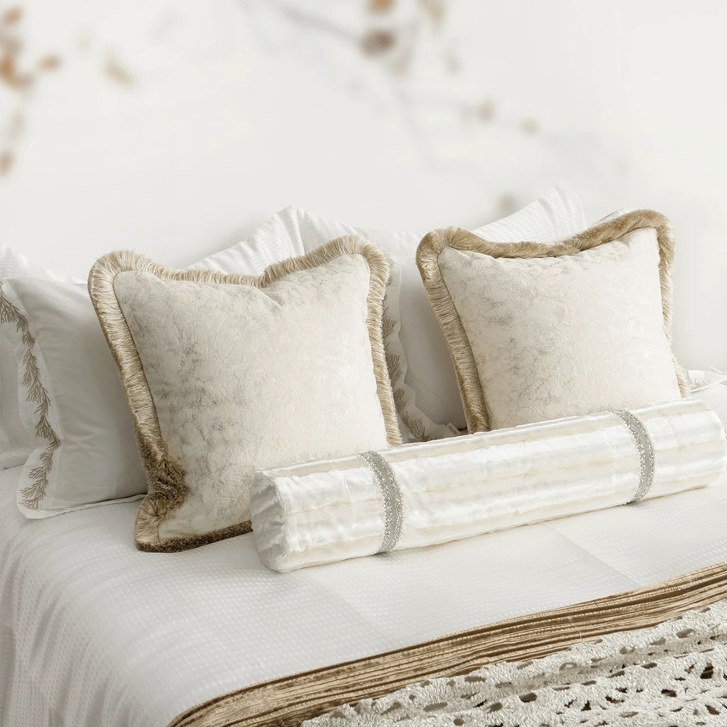 Anastasia Luxe Fringe Cushion