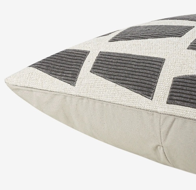 Geometric Elegance Cushion