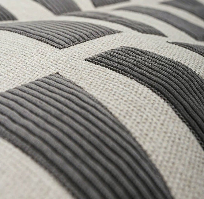 Geometric Elegance Cushion