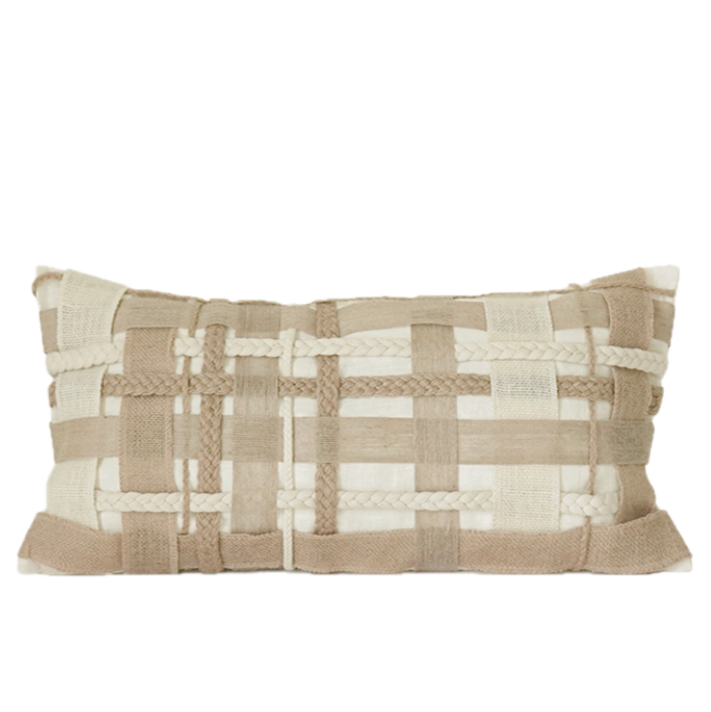Isla Cushion – Textured Woven Neutrals