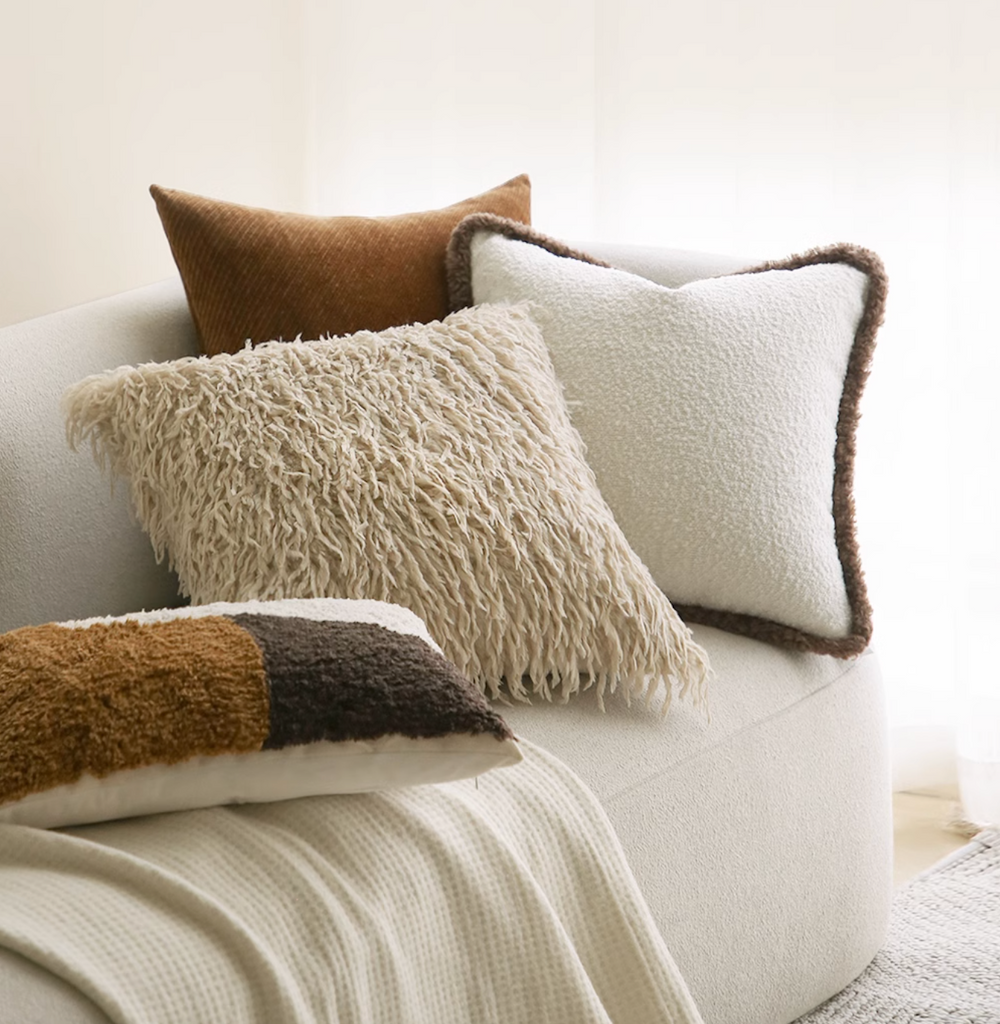 Ivory Fringe Cushion