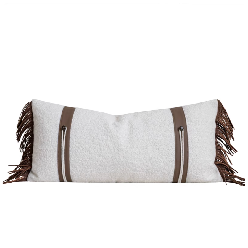 Tivoli Lumbar Cushion 30x65cm - Ivory