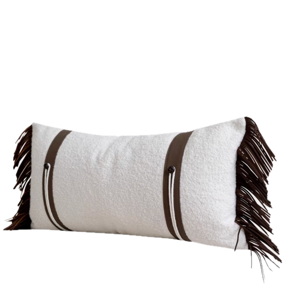 Tivoli Lumbar Cushion 30x65cm - Ivory
