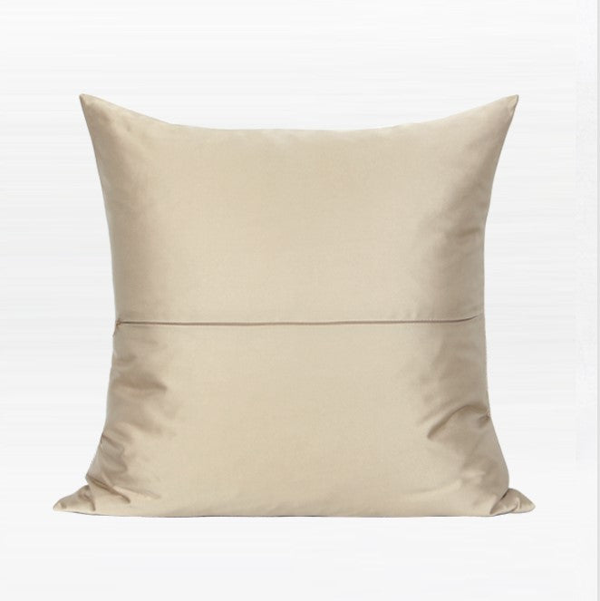 Athena Ecru Cushion With Marble Golden Stripes