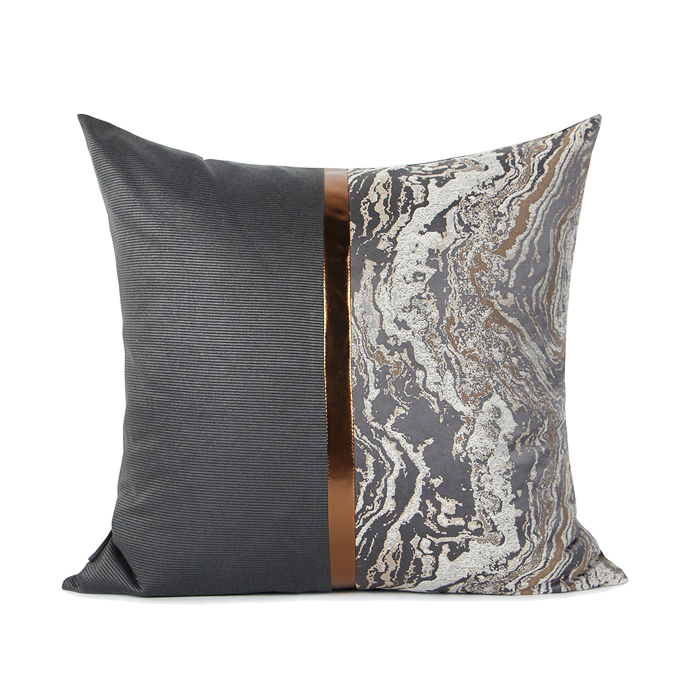 Grey top marble cushions
