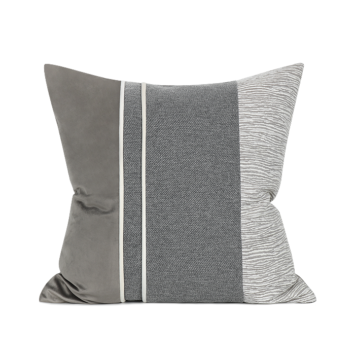 Quinn Grey Minimalist Cushion