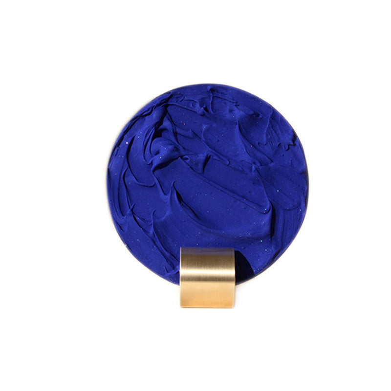 Toliara Decorative Disk - Electric Blue