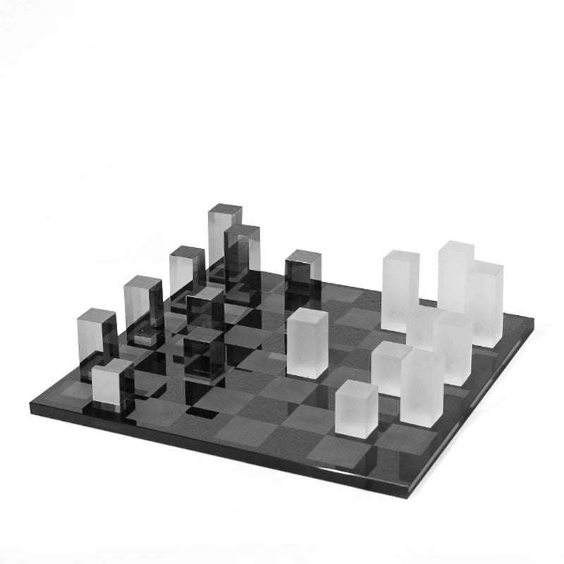 Glass Decorative Chess Set