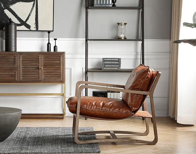 Aster Luxury Leather Armchair